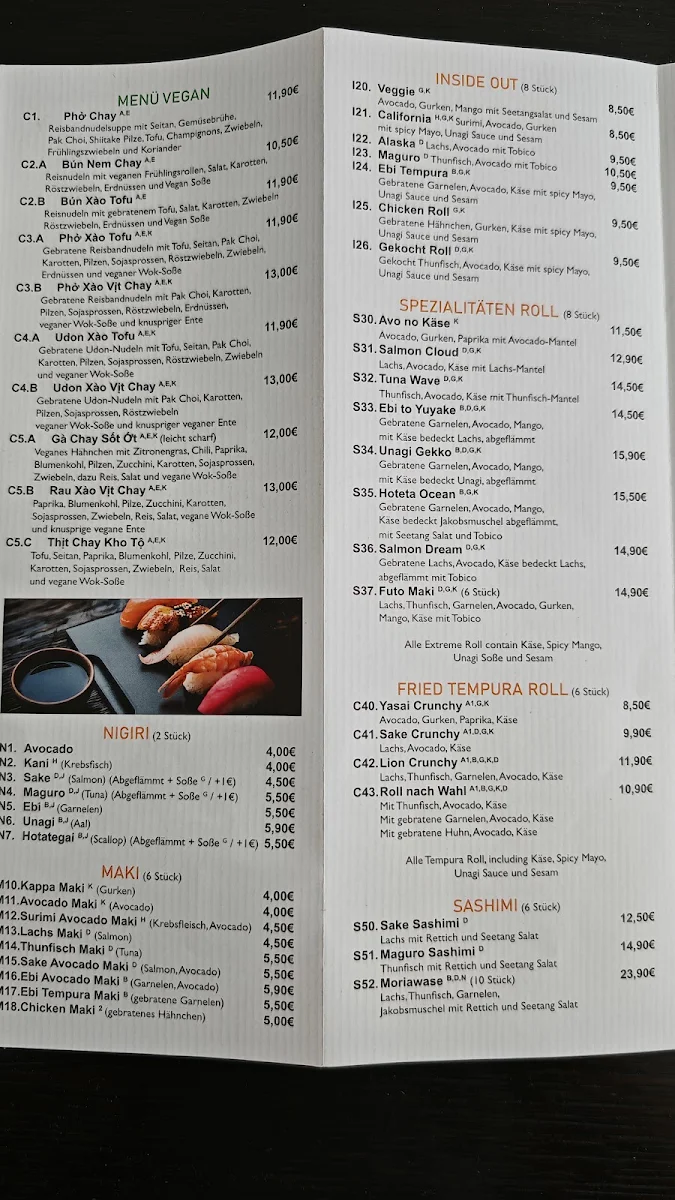 Speisekarte, Pho Viet