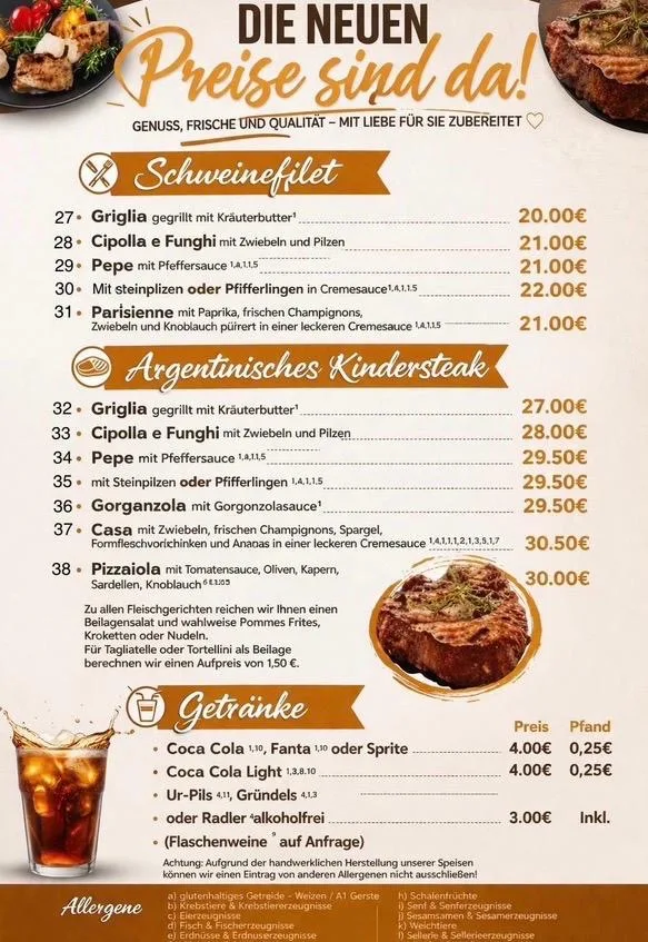 Speisekarte photo 5