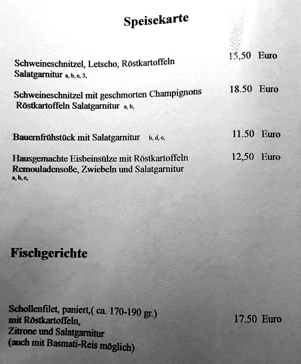 Speisekarte photo 1