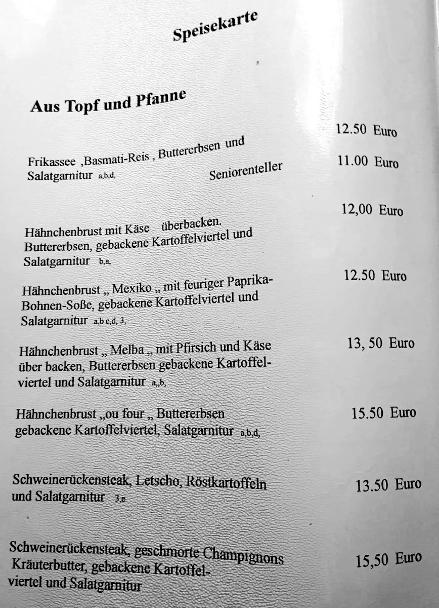 Speisekarte photo 2