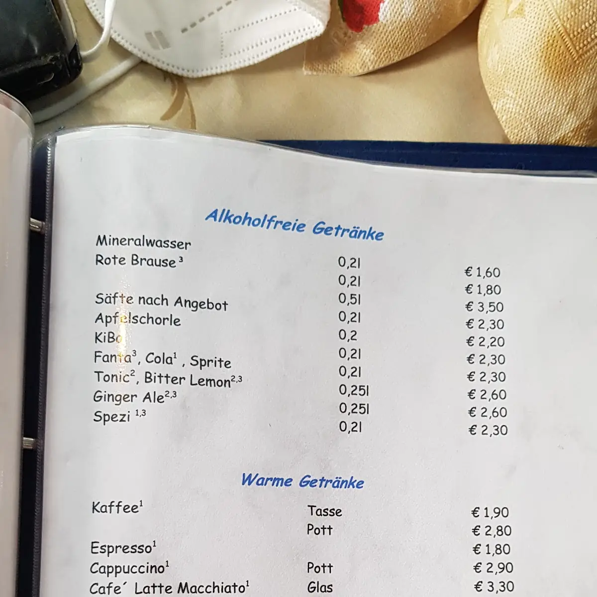 Speisekarte photo 1