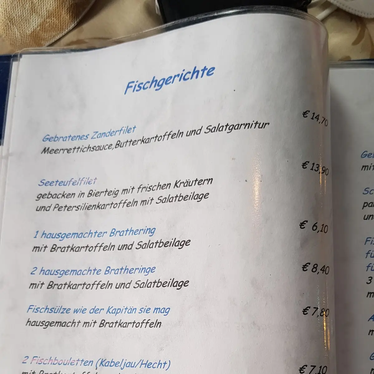 Speisekarte photo 5