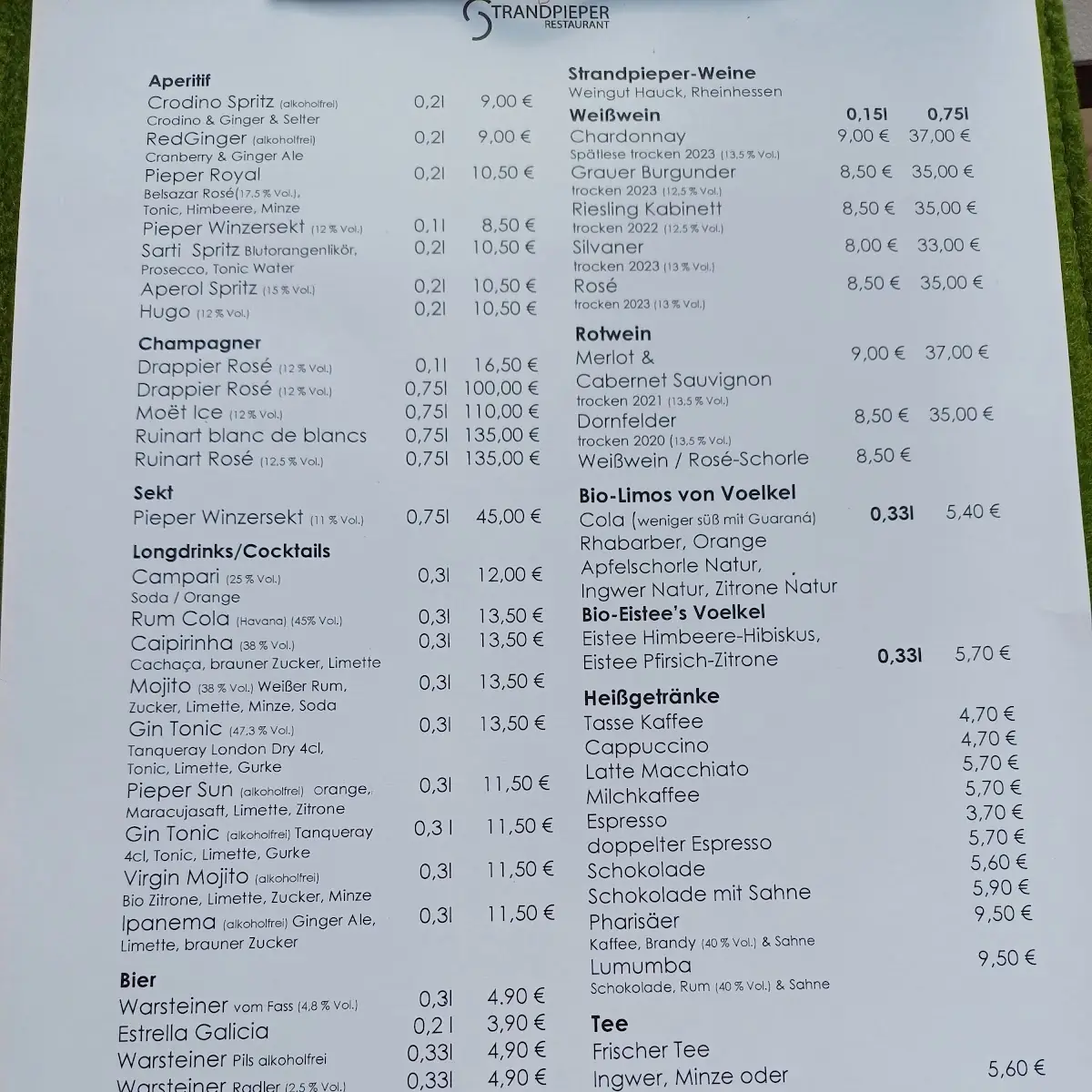 Speisekarte photo 2