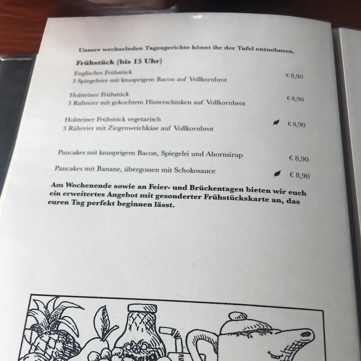 Speisekarte photo 1