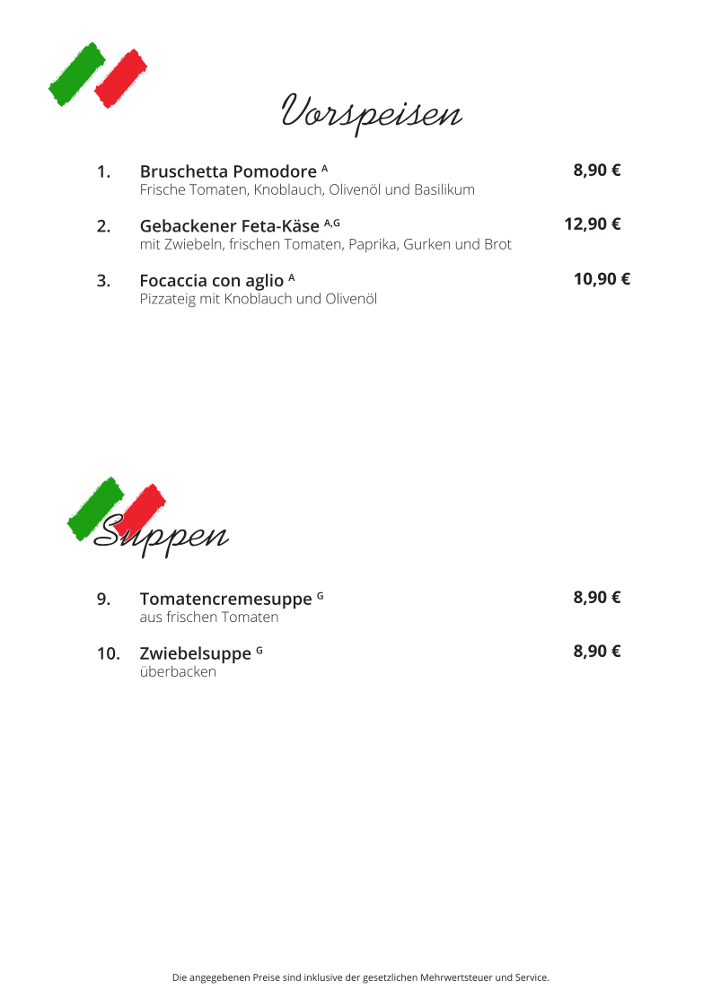 Speisekarte photo 6