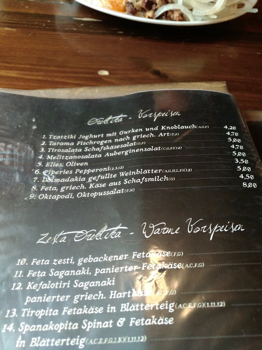 Speisekarte photo 5