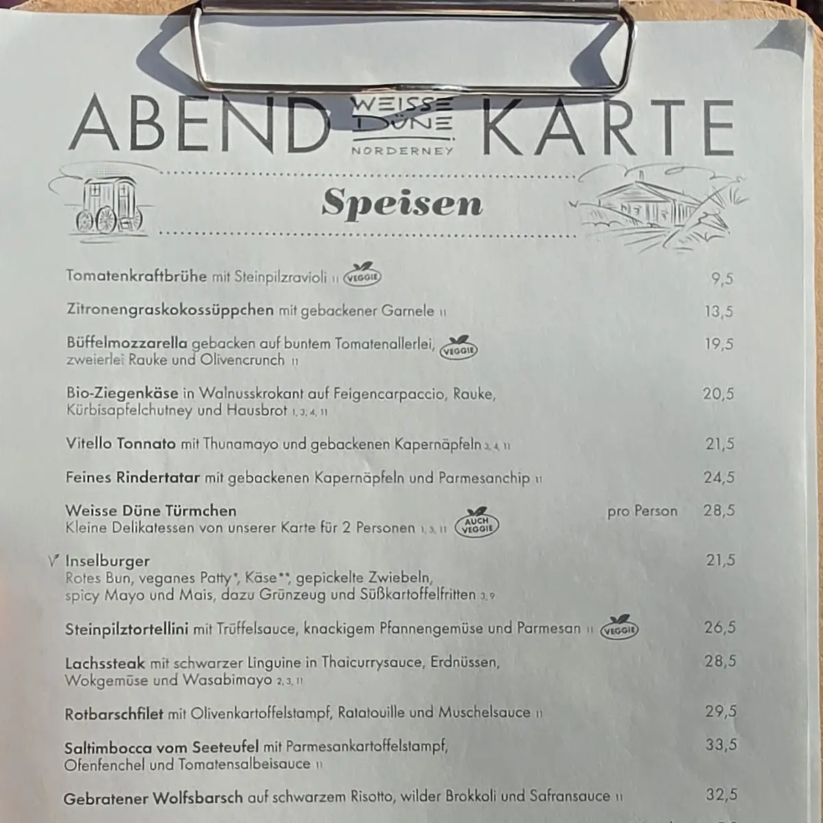 Speisekarte photo 1