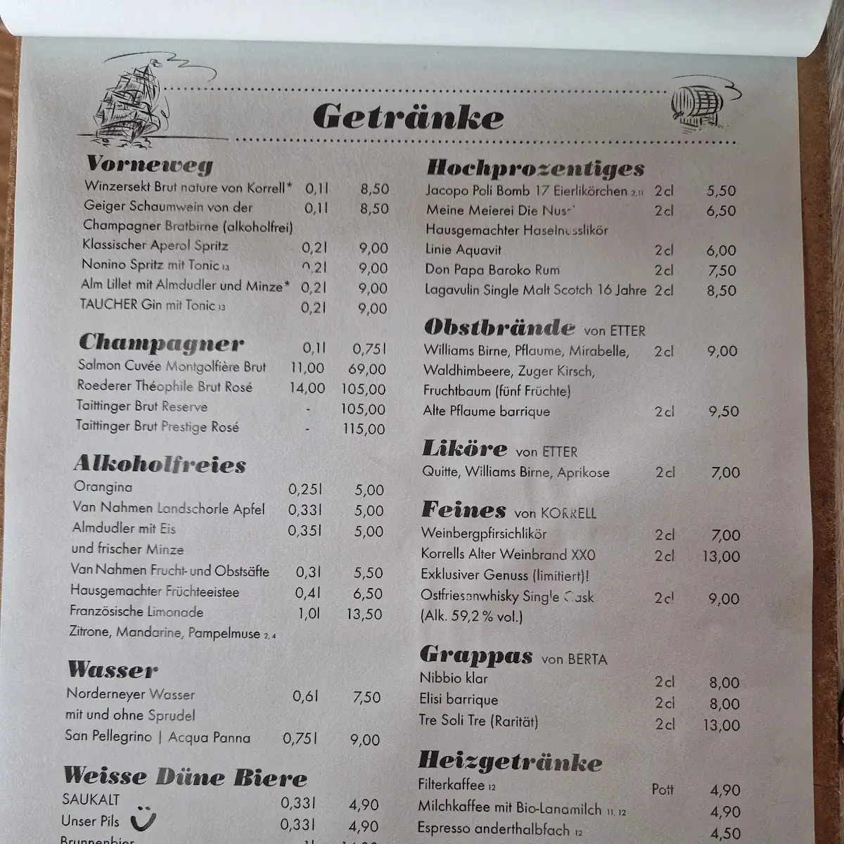 Speisekarte photo 3