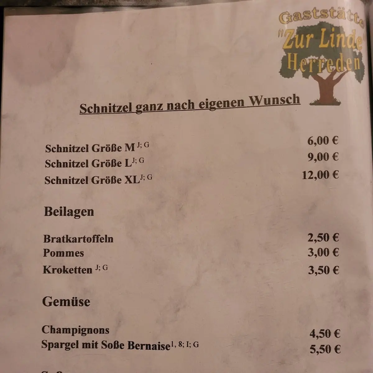 Speisekarte photo 2