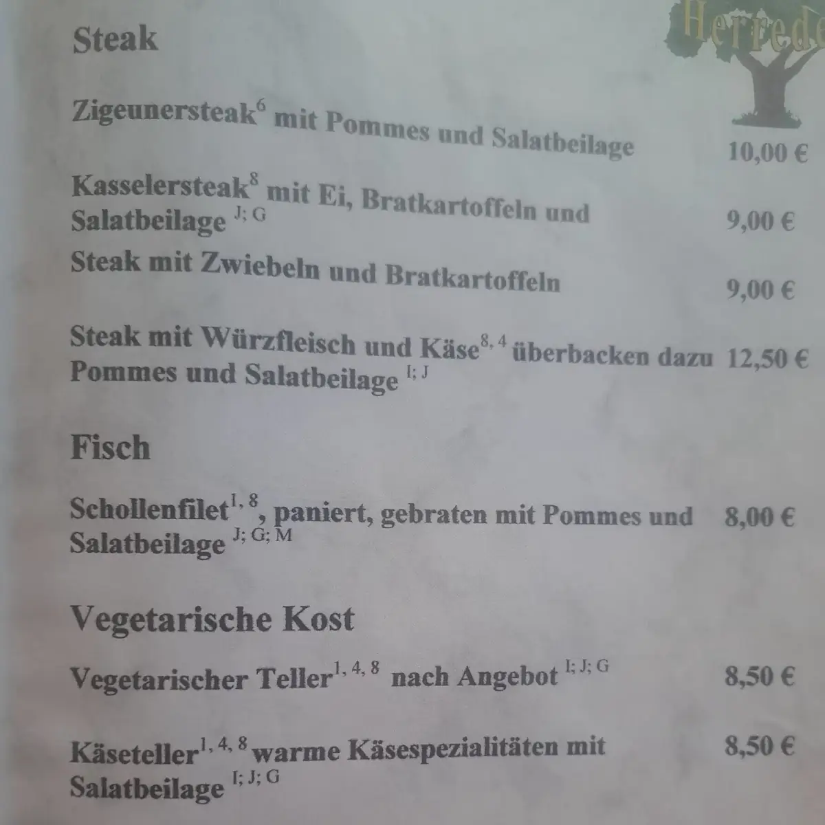 Speisekarte photo 8