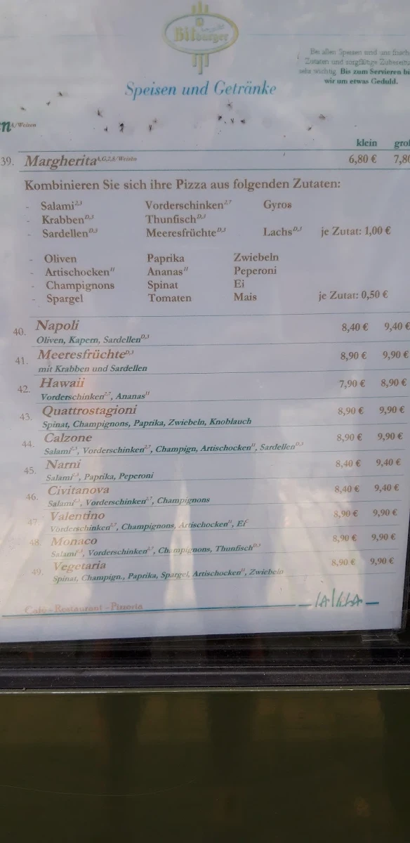 Speisekarte photo 1