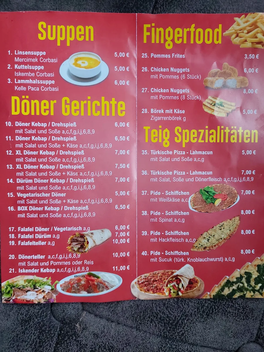 Speisekarte photo 1