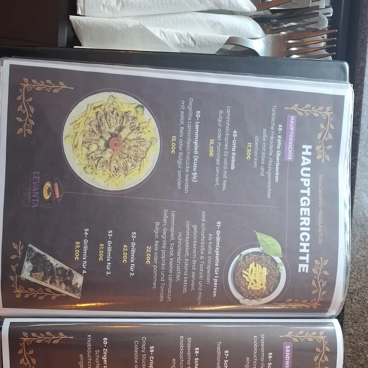 Speisekarte photo 3