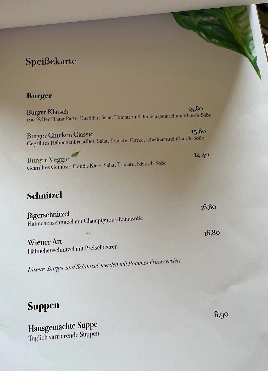 Speisekarte photo 1