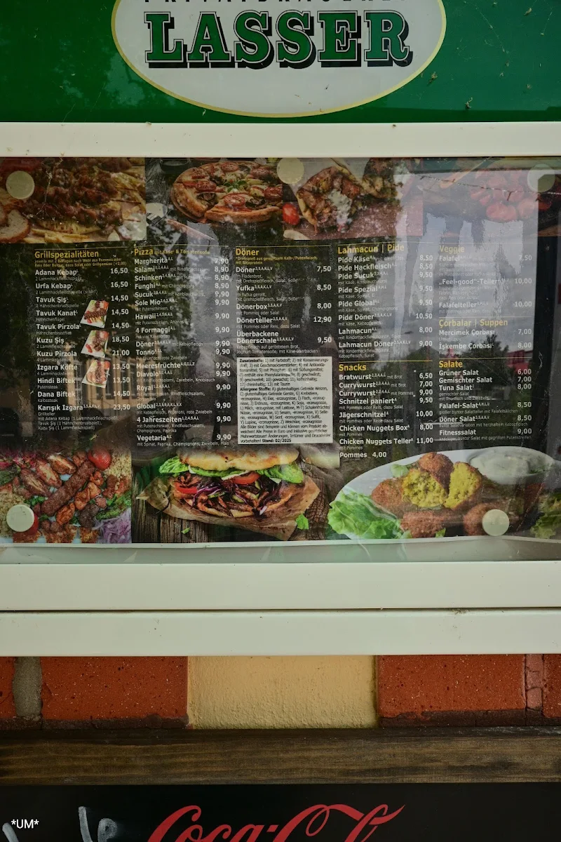 Speisekarte, Global Grill