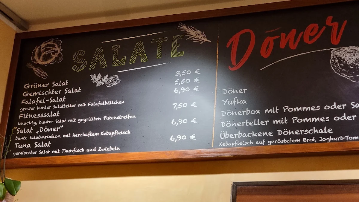 Speisekarte, Global Grill