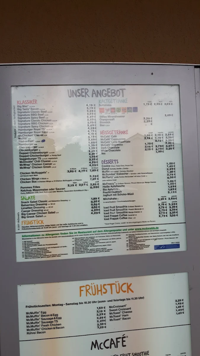 Speisekarte photo 3