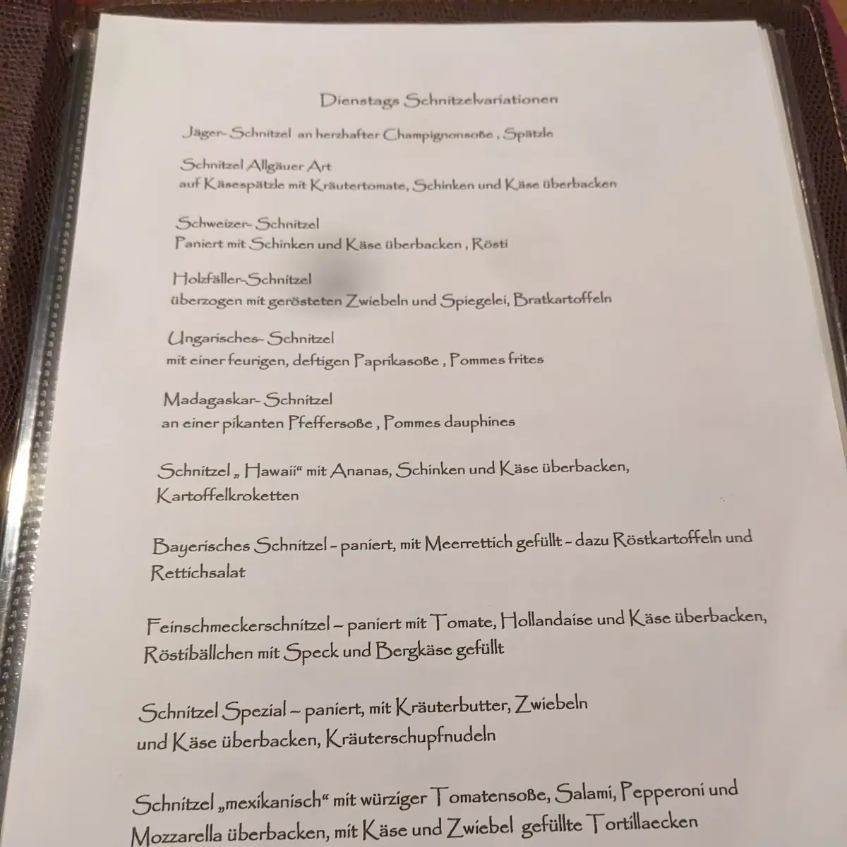Speisekarte photo 3