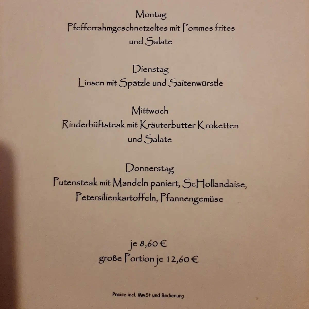 Speisekarte photo 7