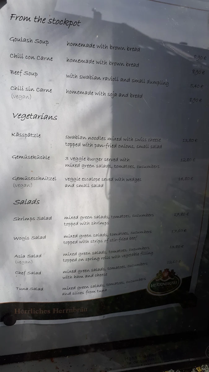 Speisekarte photo 2