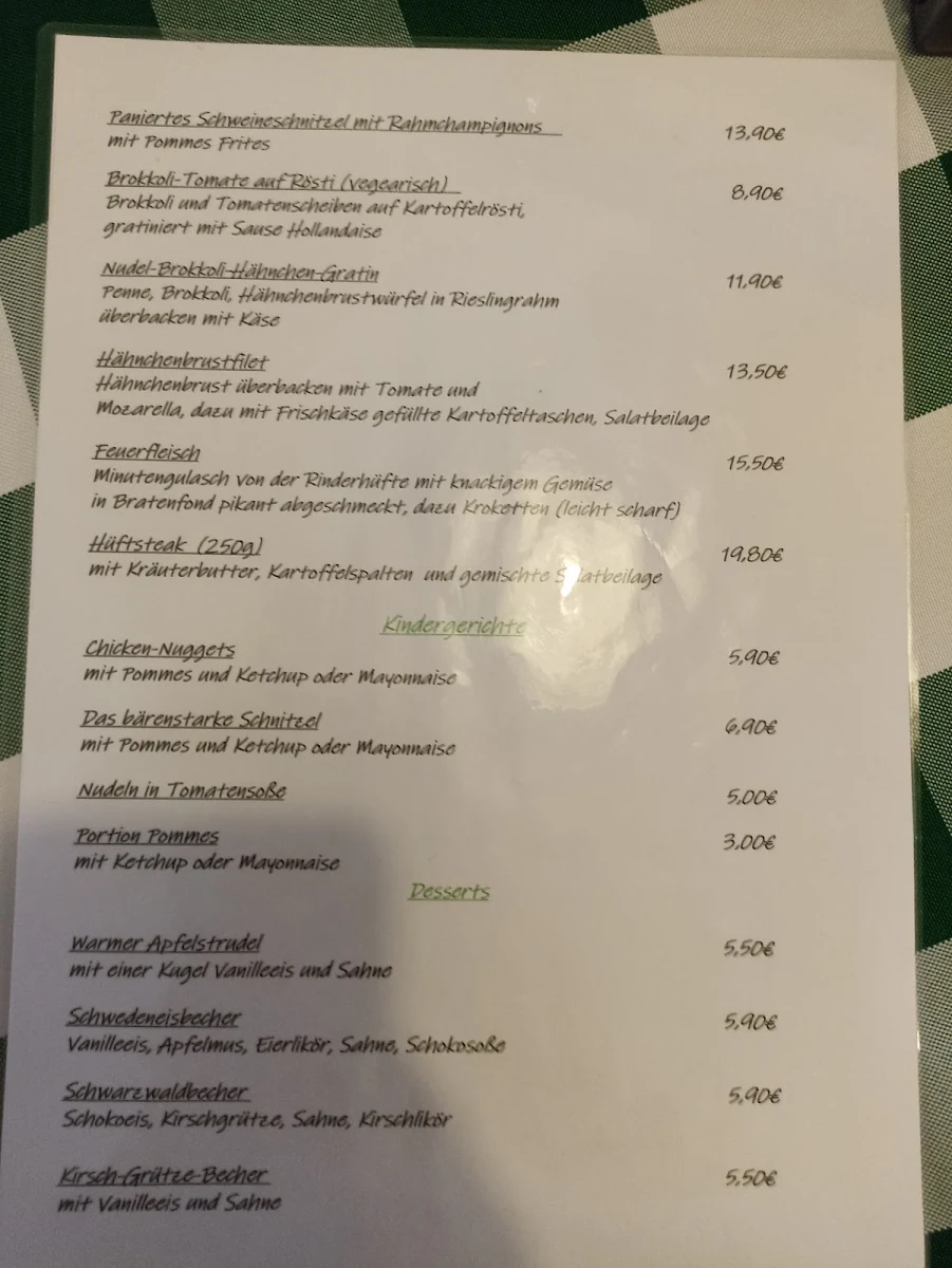 Speisekarte photo 2