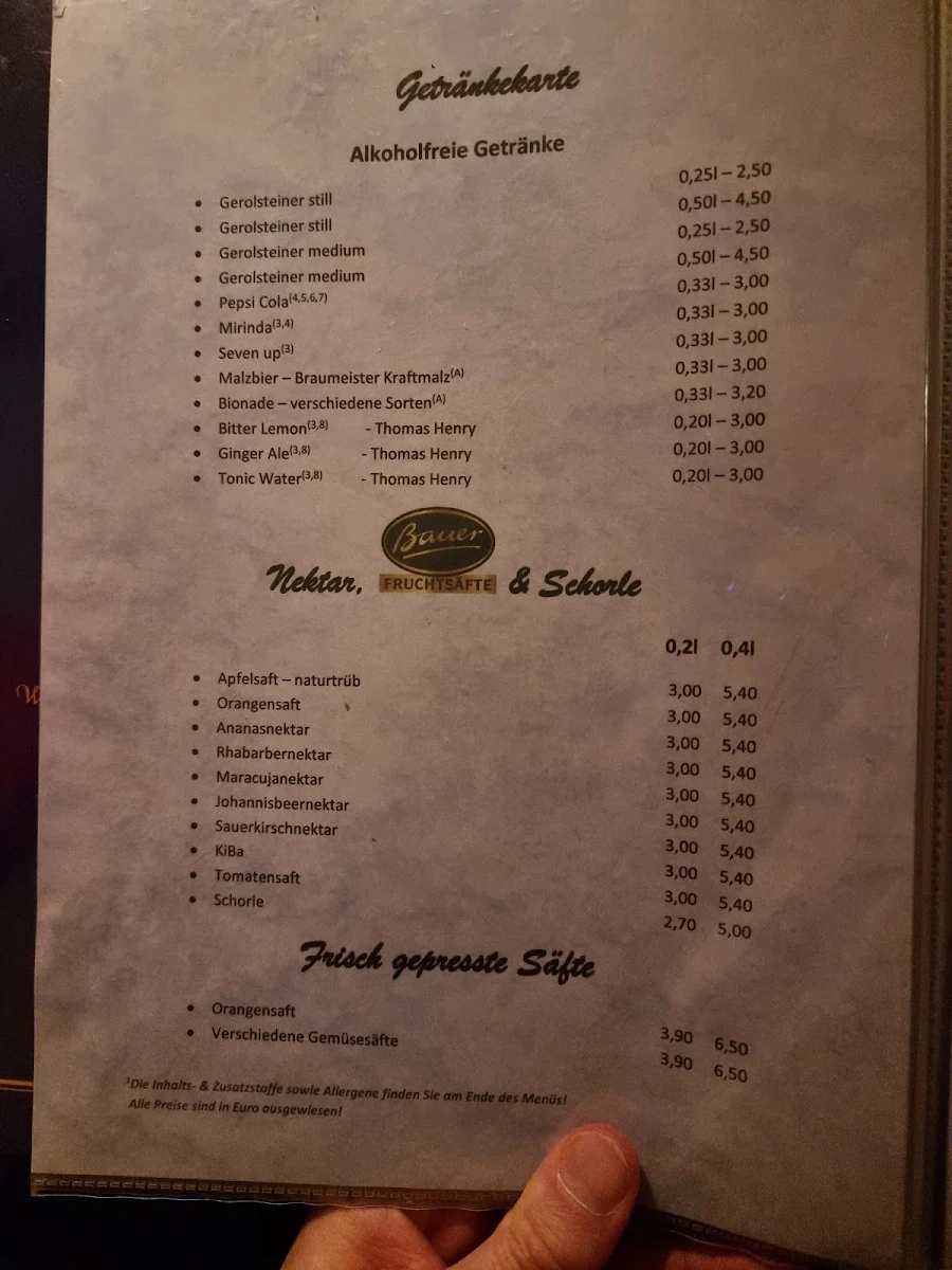 Speisekarte photo 6
