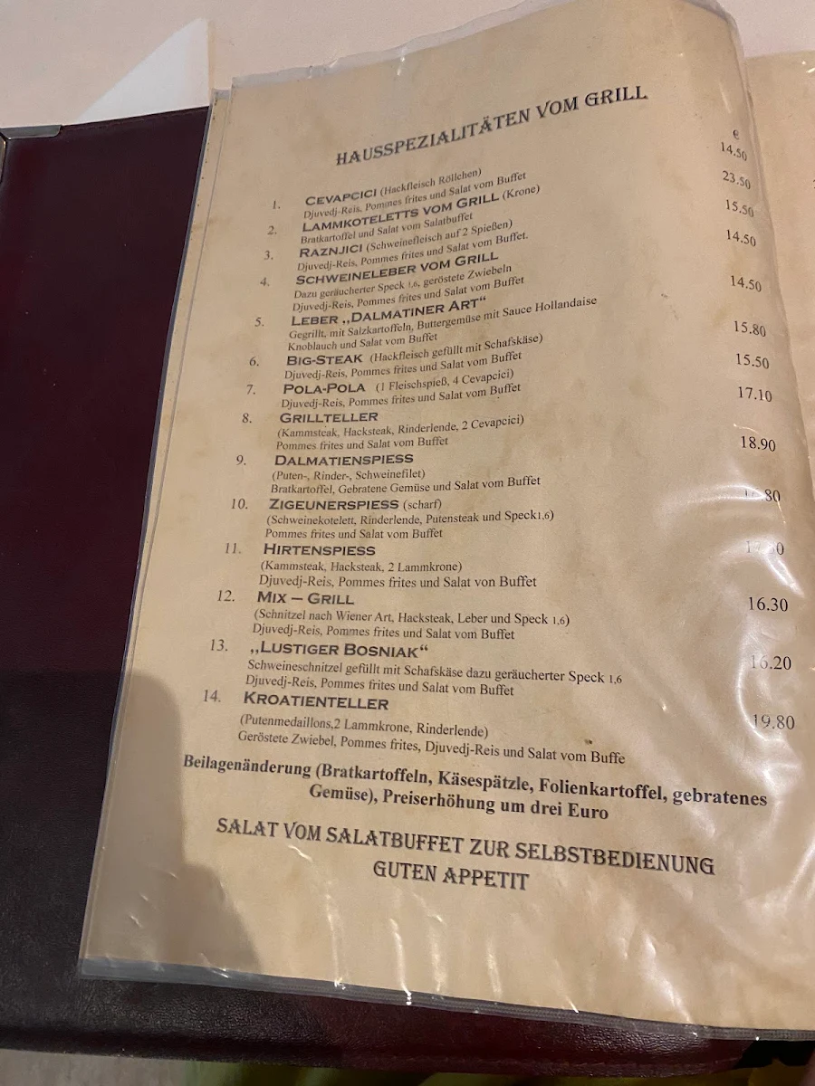 Speisekarte photo 3