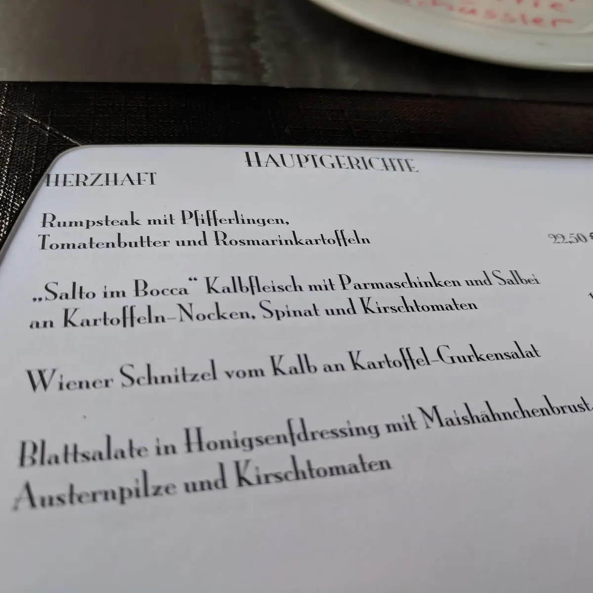 Speisekarte photo 3