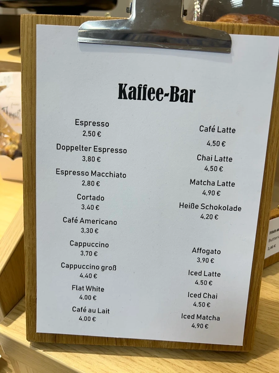 Speisekarte photo 2