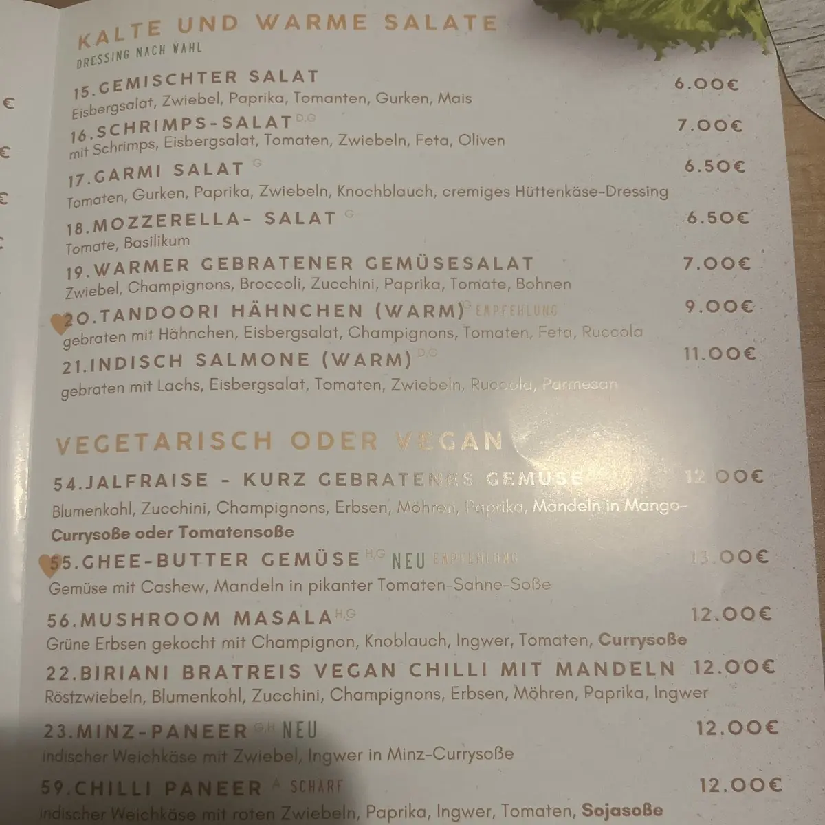Speisekarte photo 6