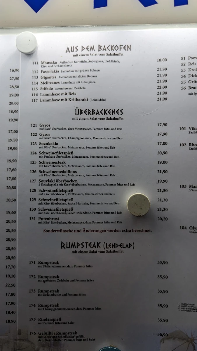 Speisekarte photo 2