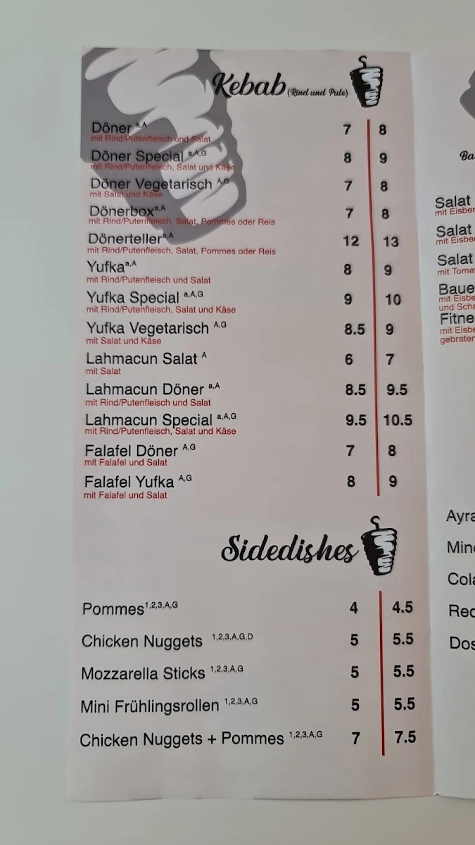 Speisekarte photo 2