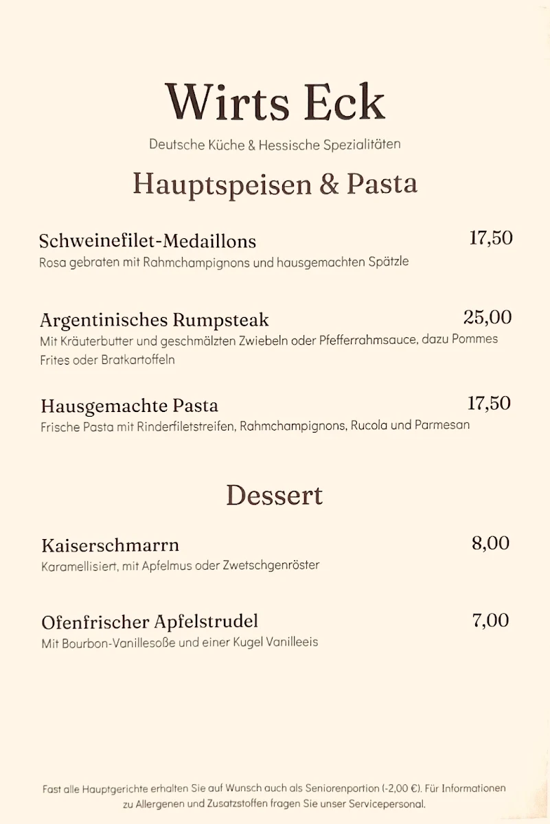 Speisekarte photo 1