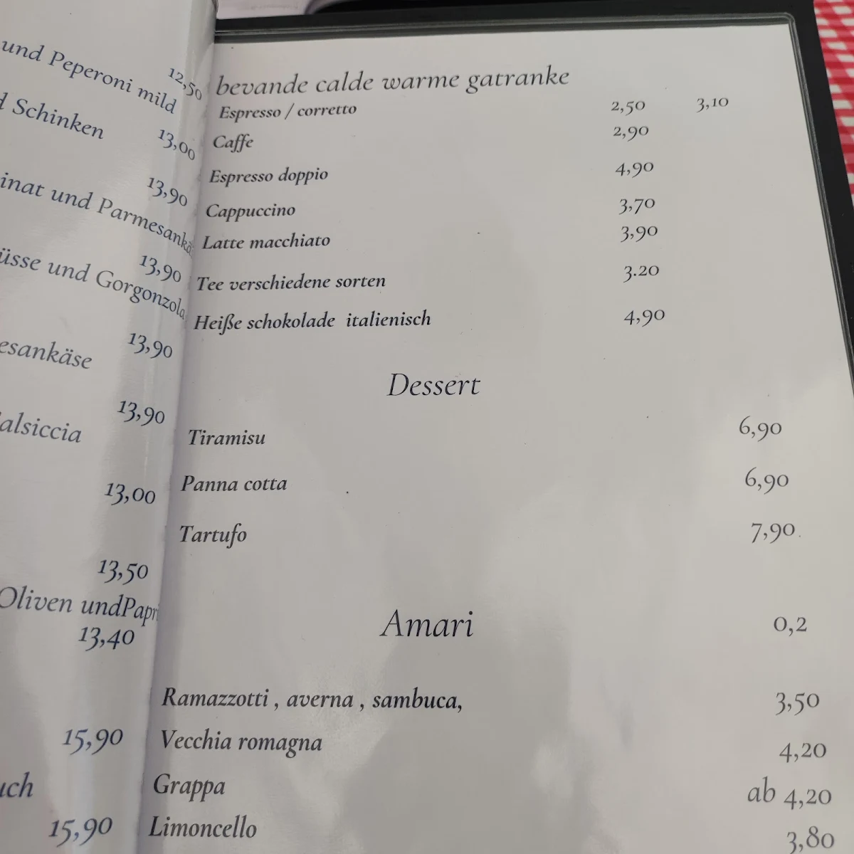 Speisekarte photo 9