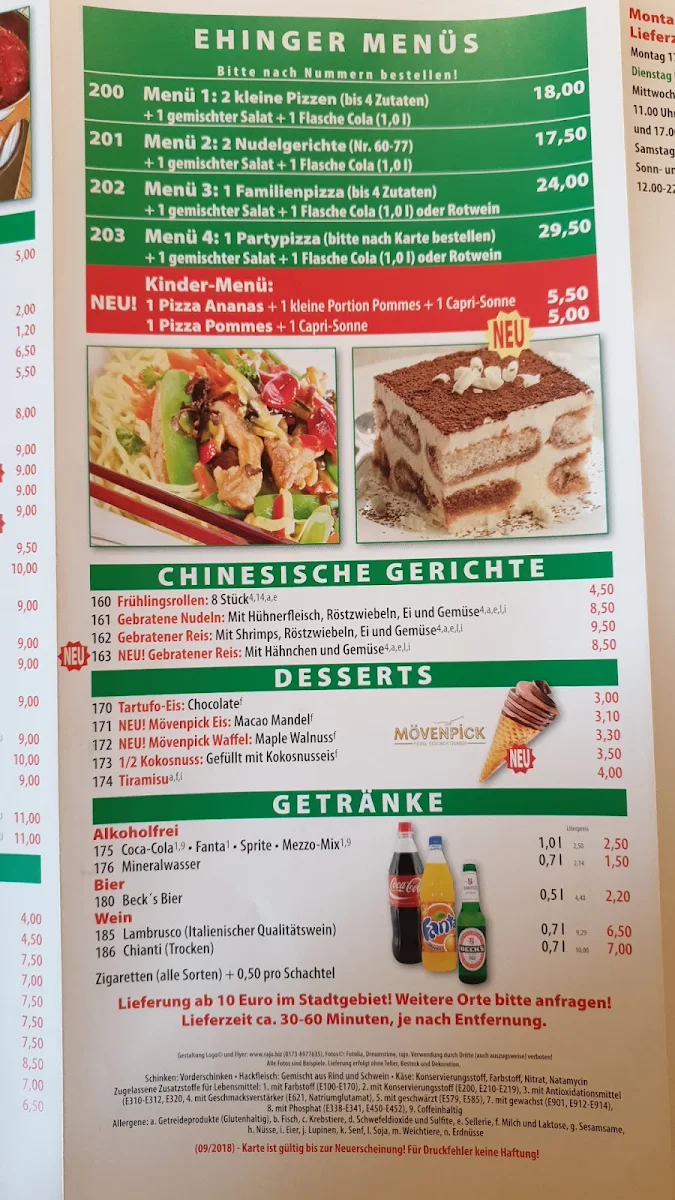 Speisekarte photo 2