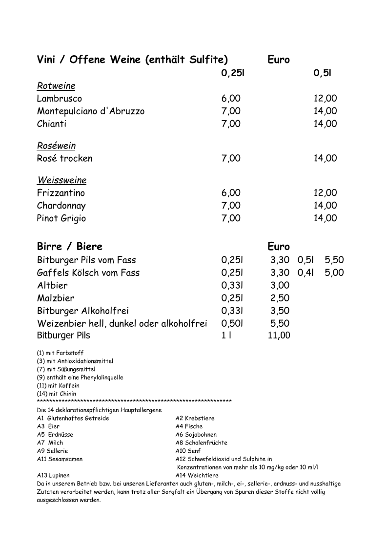Speisekarte photo 1