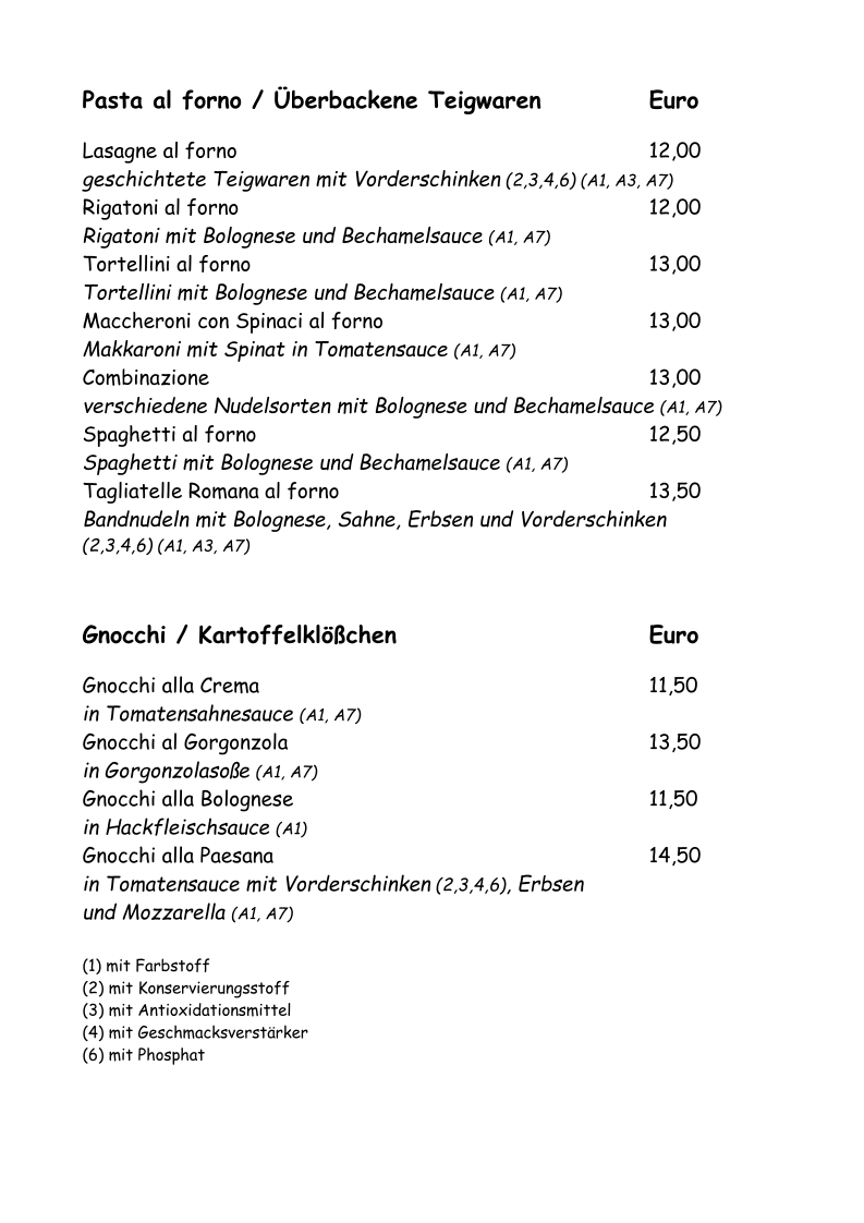 Speisekarte photo 10