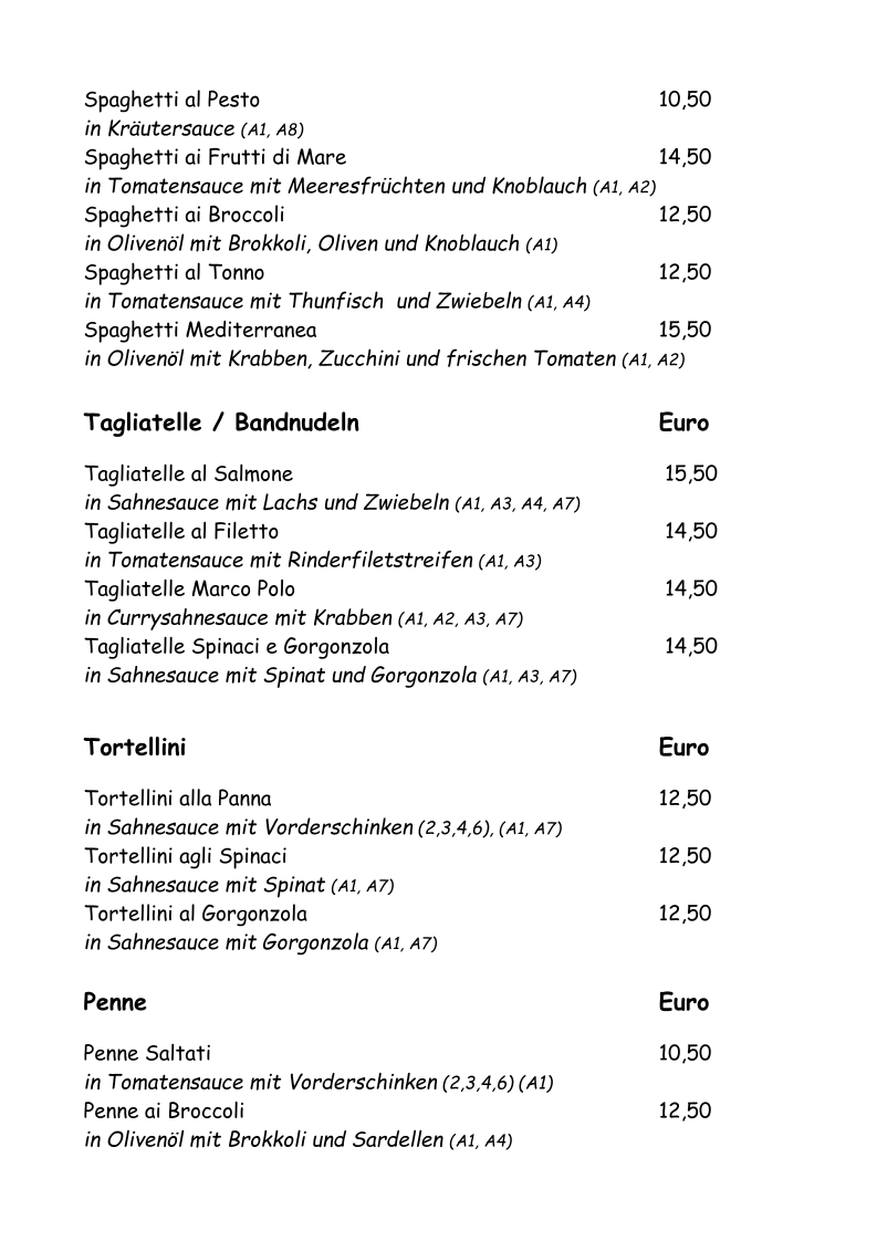 Speisekarte photo 7