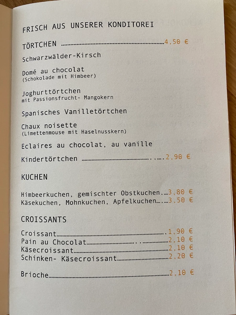 Speisekarte photo 5