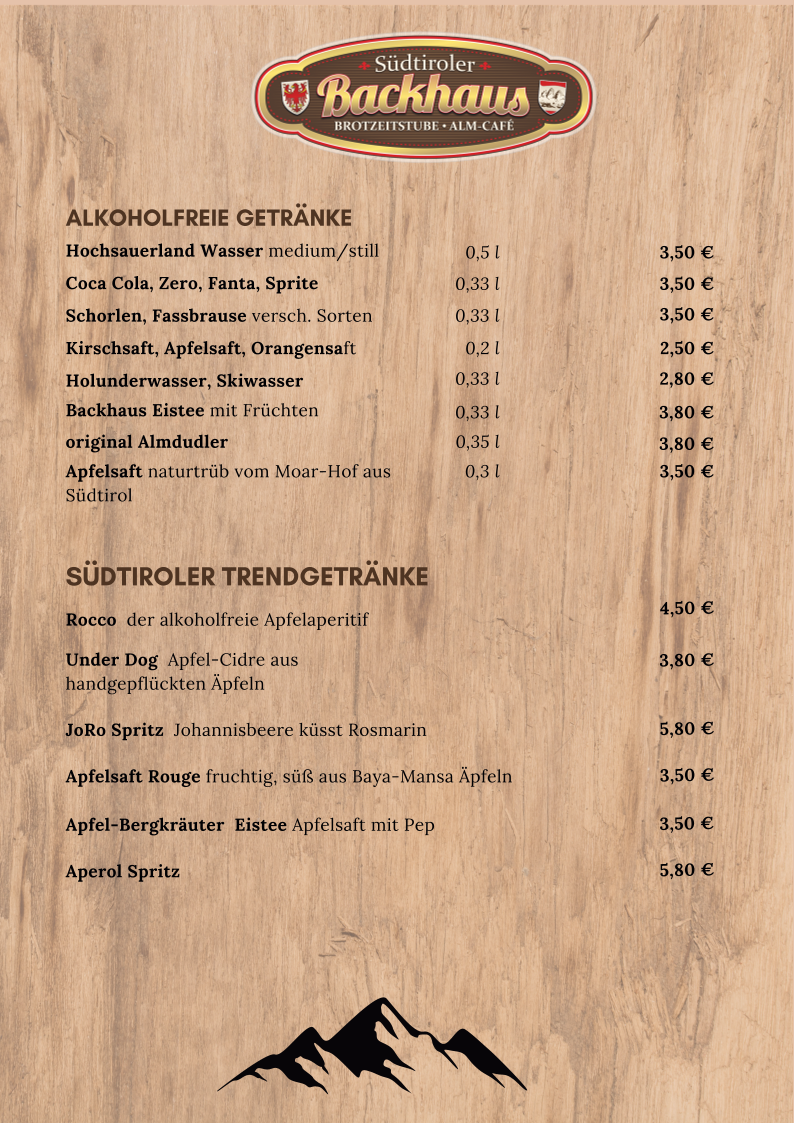 Speisekarte photo 6