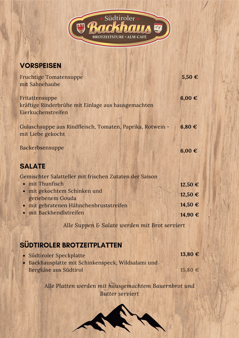 Speisekarte photo 7