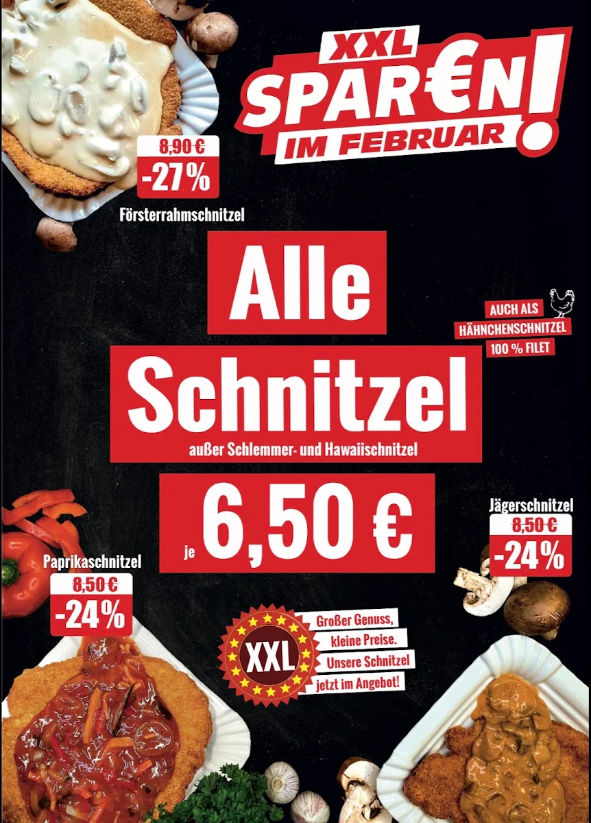 Speisekarte, Schanzenbach Snack & Grill