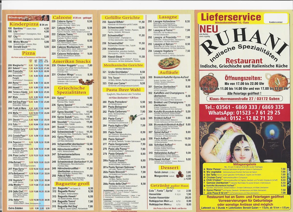 Speisekarte photo 3