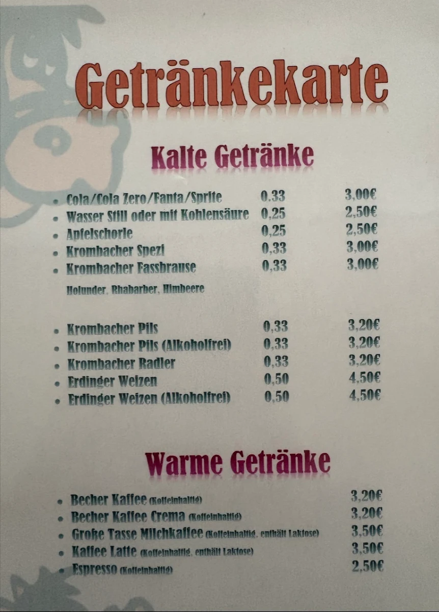 Speisekarte photo 2