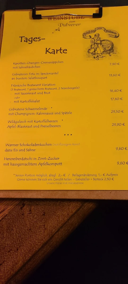 Speisekarte photo 1
