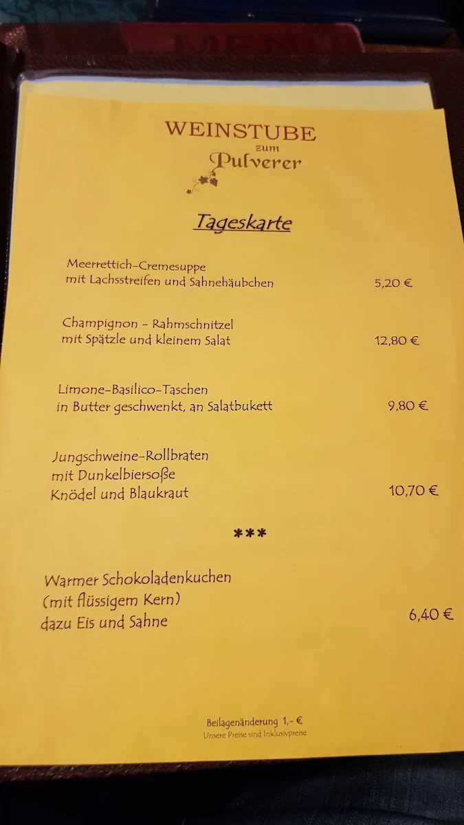 Speisekarte photo 5