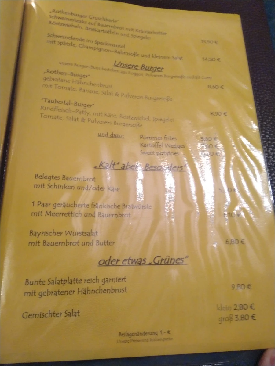 Speisekarte photo 7