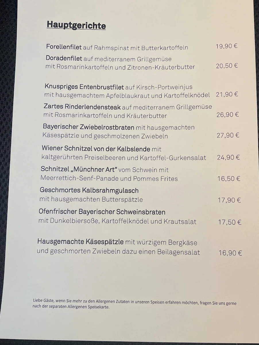 Speisekarte photo 1