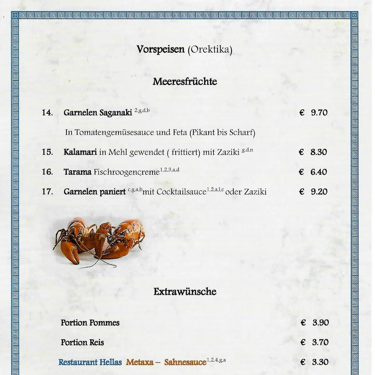 Speisekarte photo 3