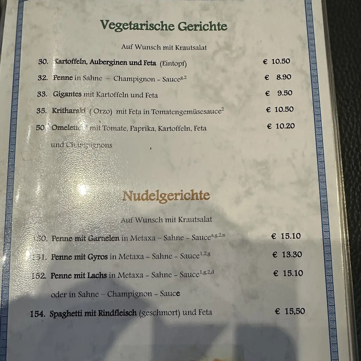 Speisekarte photo 4